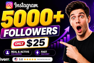 buy 5,000 instagram followers fast