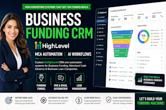 business loan funding gohighlevel crm gohighlevel workflows business loan crm
