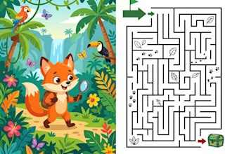 design kids mazes puzzles and activity book for amazon KDP