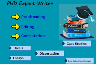 do proofreading, editing and consultation