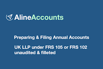 prepare and file UK llp annual accounts to companies house