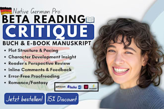 beta read critique novel romance fantasy ya sci fi thriller cozy mystery memoir