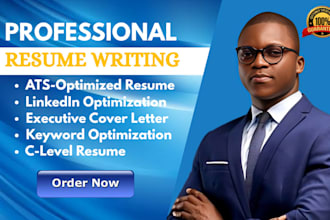 write an ats executive resume, CV and linkedin profile for senior professionals