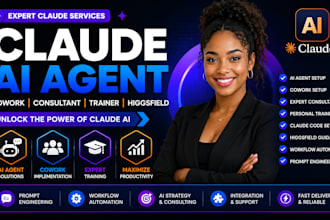 claude cowork ai agent claude consultant claude trainer claude higgsfield