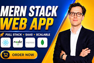 develop mern stack web app development and full stack saas application