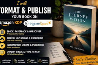 format and publish book on amazon ingramspark  publishing