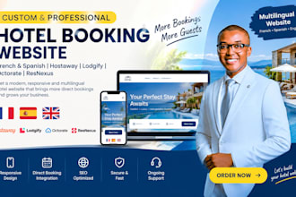 customize french elementor hostaway lodgify resnexus hotel booking site octorate