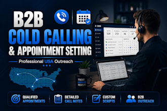 do b2b cold calling and appointment setting
