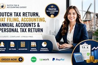 do dutch tax return, vat filing, accounting, annual accounts, and personal tax