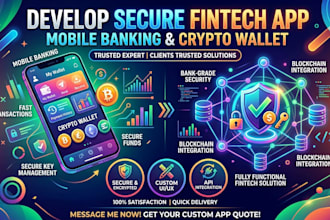 build fintech mobile application hybrid app development for banking