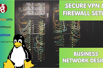 setup secure wireguard VPN, firewall, or linux routing