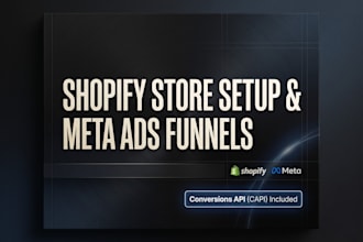 design a turnkey shopify store and run meta ads funnels