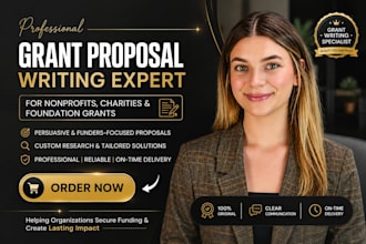 write winning grant proposal for nonprofit, charity, and foundation grants