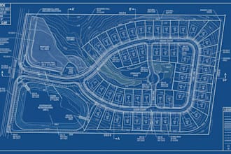 design site grading plan, erosion control, site plan and utility plan