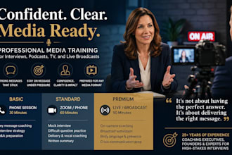 provide professional media training for interviews