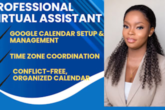 set up and manage your google calendar with scheduling support