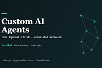 build a custom ai agent with n8n, openai or claude