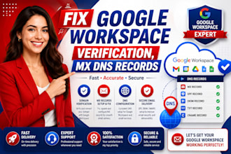 fix google workspace verification, mx records and dns configuration issues