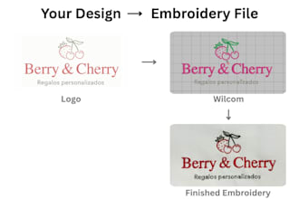 digitize your design for machine embroidery