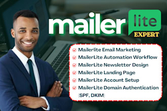 set up mailerlite email marketing mailerlite automation mailerlite landing page