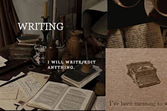 write and edit in english