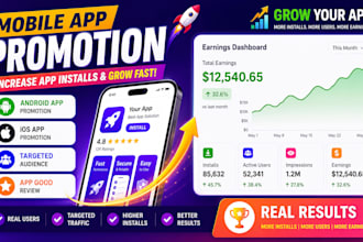 do android app promotion, app installs, mobile app prom0tion, ios app promotion