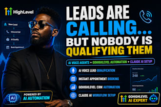 gohighlevel ai expert voice ai agents inbound lead qualification claude ai setup