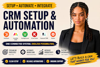 setup hubspot monday crm gohighlevel automtion kixie dialer zapier integration