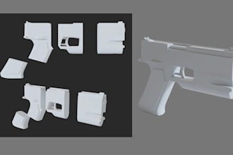modify, fix, model stl files for 3d printing design