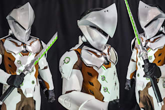 custom cosplay creation wearable 3d cosplay armor for con game anime prop design
