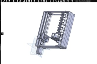 do 3d cad design, mechanical design, assembly design for manufacturing