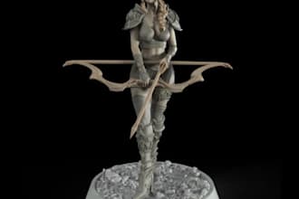 create 3d toys model, 3d action figure character for 3d printing and rendering