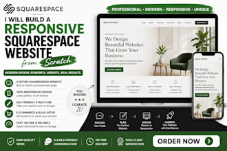 build a responsive squarespace website from scratch