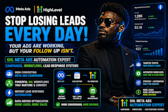 ghl meta ads automation expert campaigns, workflows lead response systems