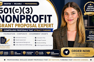 write 501c3 nonprofit grant proposals that attract funding