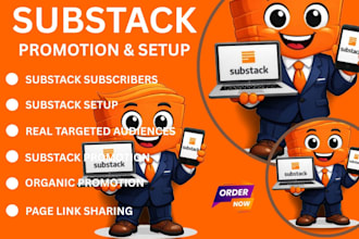 substack promotion substack setup, substack subscribers, substack newsletter