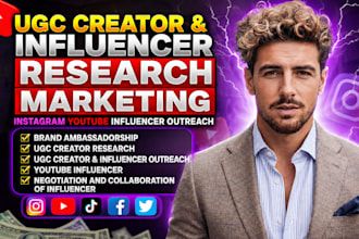 influencer research tiktok instagram influencer  outreach to model for brands