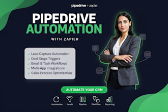 integrate pipedrive with zapier to automate crm workflows and sales processes