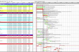 create professional primavera p6 project schedules and wbs