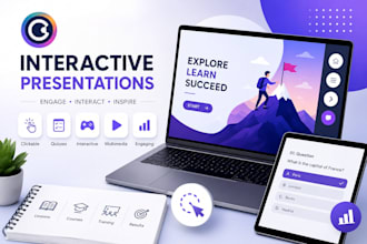 create interactive, genially presentation, infographic, gamification