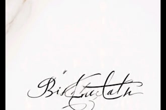 do luxury handwritten calligraphy in urdu arabic english