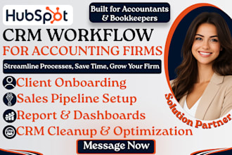 optimize hubspot CRM workflows for accounting firms