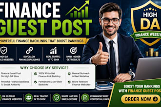 publish high da finance guest posts with powerful dofollow finance backlinks