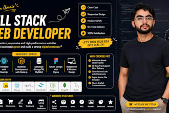 build website, website development, full stack developer, front end developer