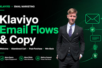 write klaviyo email flows and automation for your ecom store