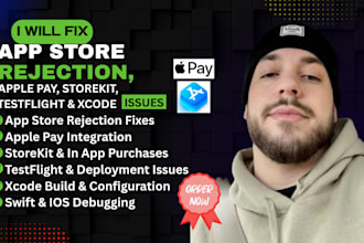 fix app store rejection, apple pay, storekit, testflight and xcode issues