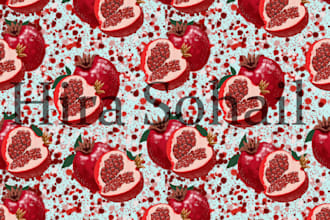 create unique seamless patterns and surface textile print for fabric and fashion