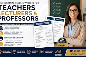 do teacher resume, academic resume, student resume to institutional standards