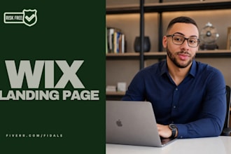 design a high converting wix landing page in wix studio