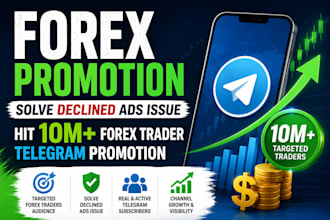forex promotion solve declined ads issue hit 10m forex trader telegram promotion